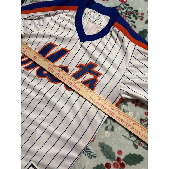 New York Mets David Wright Pinstripe Baseball jersey - Size: Small - Picture 9 of 10